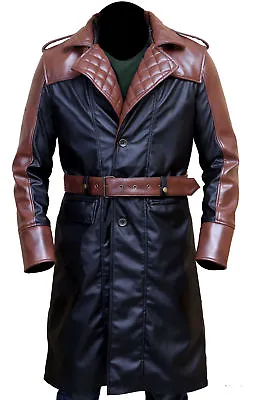 Buy Jacob Frye Assassin's Creed Syndicate Mens Leather Trench Coat / Costume • 118.99£