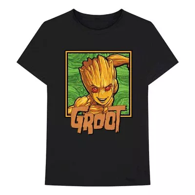 Buy Marvel Comics I Am Groot - Groot Square Official Tee T-Shirt Mens Unisex • 15.99£