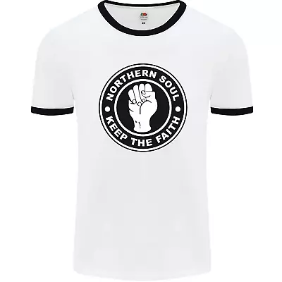 Buy Northern Soul Keeping The Faith Mens Ringer T-Shirt • 9.99£