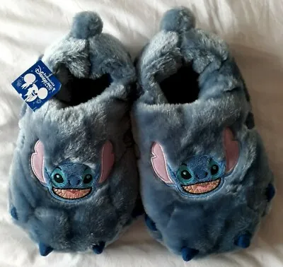 Buy Disneyland Paris Exclusive Disney Stitch Slippers BNWT Adult Size 43/45 • 25£