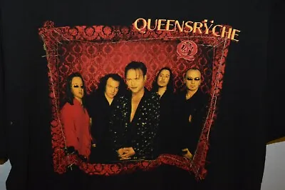 Buy QUEENSRYCHE Q2K 2000 World Tour Metal Band T Shirt Mens XL Geoff Tate Vintage • 47.36£