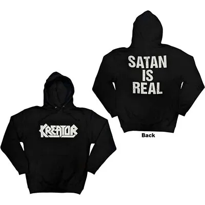 Buy Kreator - Unisex - Hooded Tops - Small - Long Sleeves - Satan Is Real - G500z • 27.29£