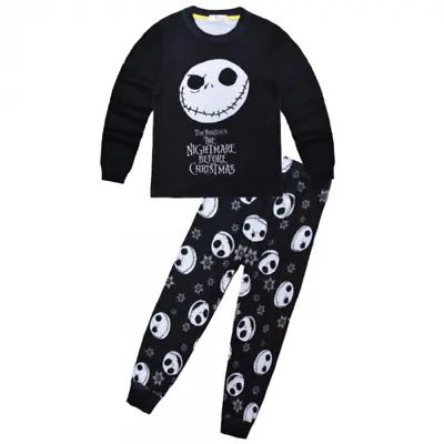 Buy Kids Girls Boys Nightmare Before Christmas Pyjamas Nightwear Tops Pants PJs Set • 3.49£