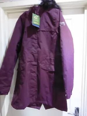 Buy Regatta Womens Serleena II Waterproof Parka Jacket Ladies Outdoor Rain Coat UK16 • 48£