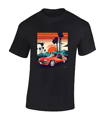Buy Car Sunset Mens T Shirt Cool Super Car Racing Design Classic Summer Gift Top • 7.99£