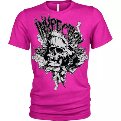 Buy Inkfection Pirate Skull Ink Tattoo T-Shirt Unisex Mens • 12.95£