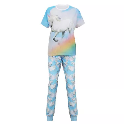 Buy Christmas Shop Womens/Ladies Unicorn Pyjamas RW5048 • 12.34£