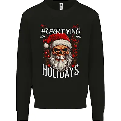 Buy Horror Holidays Evil Santa Skull Christmas Xmas Mens Sweatshirt Jumper • 16.99£