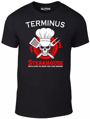 Buy Terminus Steakhouse Men's T-Shirt - Funny Dead Roamers Walking Walkers Zombie • 12.99£