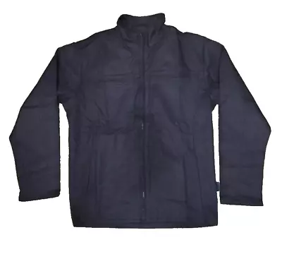 Buy Yarmo 100% Cotton Outdoor Workwear Full Zip Jacket Gardener Yard Navy Size S • 19.99£