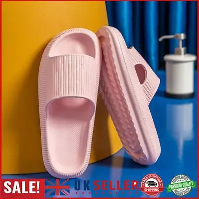 Buy Cool Slippers Anti-Slip Home Couples Slippers Elastic For Walking (Pink 38-39) G • 8.19£