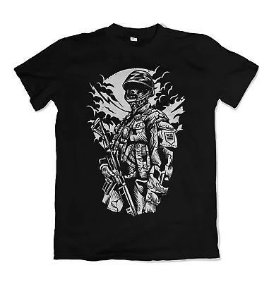 Buy Zombie Soldier T Shirt S-3XL  • 13.99£