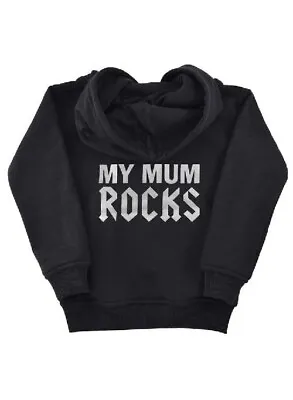 Buy MY MUM ROCKS Black Hoodie 6-12 Month Darkside ROCK Clothing  NEW Stock Clearance • 15£