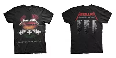 Buy Metallica - Mop European Tour 86' (NEW LARGE MENS T-SHIRT) • 18.02£