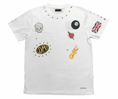 Buy Dr. Martens Rock & Roll Rockability T-shirt White Cotton M • 25.75£