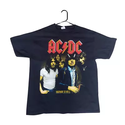 Buy Vintage ACDC Australian Rock Band T Shirt Highway To Hell Tour Size XXL • 3.99£