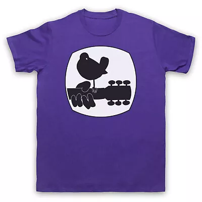 Buy Festival Rock Woodstock B&w Logo Unofficial Concert Gig Mens & Womens T-shirt • 17.99£