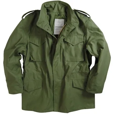 Buy M65 Made In USA COMBAT JACKET Parka Field Coat Olive Drab Green Brass Zipper NEW • 168.75£