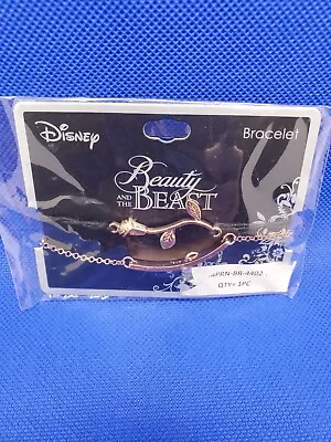 Buy Disney Neon Tuesday Beauty And The Beast Gold Tone Bracelet Beauty Lies Within  • 8.50£