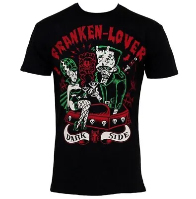 Buy Frankenstein Lover T Shirt Men’s SIZE XL Darkside Rockabilly NEW STOCK CLEARANCE • 10.99£