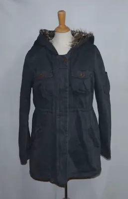 Buy Odd Molly Parka Ladies Grey With Hood Size 2 38/40 • 77.50£