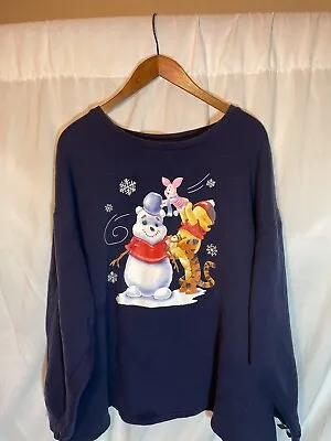 Buy Pooh Women Christmas Sweater Size 3XL Tigger Piglet Sweater • 22.68£