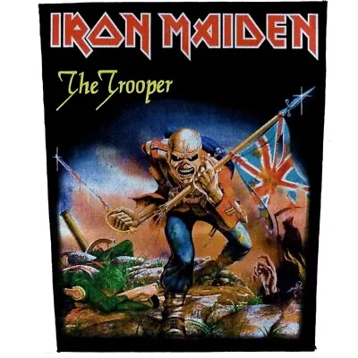Buy Iron Maiden Trooper Jacket Back Patch Official Backpatch Heavy Metal Merch  • 12.63£