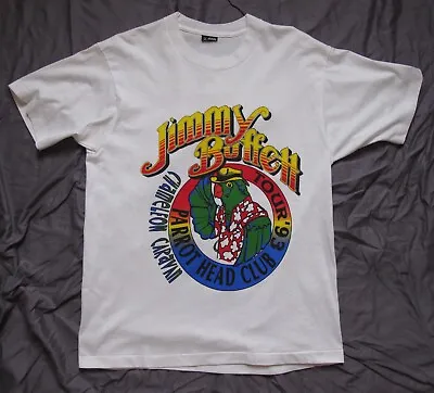 Buy JIMMY BUFFETT Chameleon Caravan Tour '93 Parrot Head Club Vintage T-SHIRT Large • 47.25£
