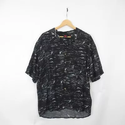 Buy Quiksilver Stranger Things Shirt Top Mens Medium Static Black Upside Down • 28.50£