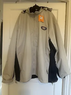 Buy Cheneral Beige Navy Reversible Fleece Water Resistant Jacket Yellowstone  XL Men • 14.99£