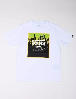 Buy Vans Kids Box SS T-Shirt / White Slime / RRP £22 • 9£