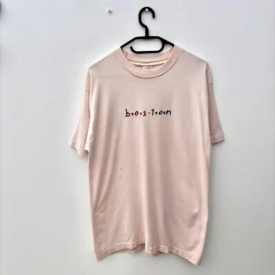 Buy Vintage Boston Pink Tourist T-shirt Medium • 12.99£