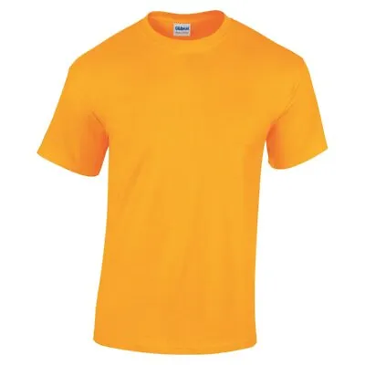 Buy Gildan Heavy Cotton Youth T-Shirt 5000B - Kids Short Sleeve Crew Neck Plain Tee • 4.49£