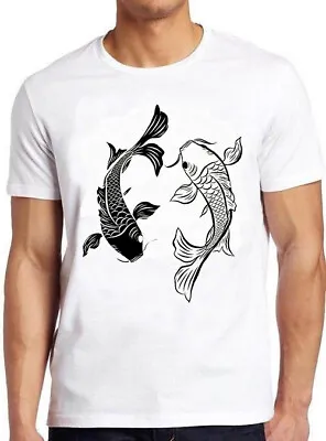 Buy Yin Yang Koi Fish Funny Meme Gift Tee Gamer Cult Movie T Shirt M746 • 6.35£