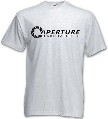 Buy VINTAGE APERTURE LABORATORIES T-SHIRT - Science Logo Labs Game Portal T-Shirt • 23.94£