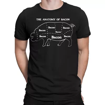 Buy Anatomy Of A Bacon Medical Science Biology Body Organs Mens T-Shirt#AL • 13.49£