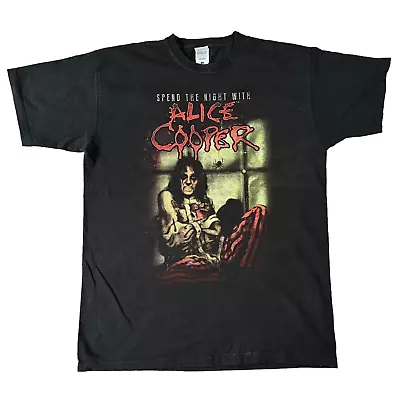 Buy Spend The Night With Alice Cooper 2017 Tour T Shirt Men's Large • 16.80£