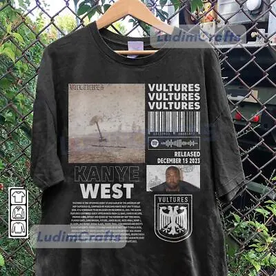 Buy Kanye West Rap Merch Shirt, Vultures Album 90s Tee, Ty Dolla Sign Rapper Gift • 18.51£