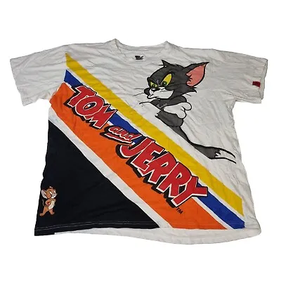Buy Tom And Jerry Colorful Graphic Tee, 2XL • 13£