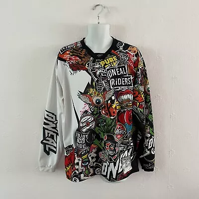 Buy O’neal Mayhem Crank Jersey - L - Multicoloured - Motocross Mx T-shirt Riders • 19.99£