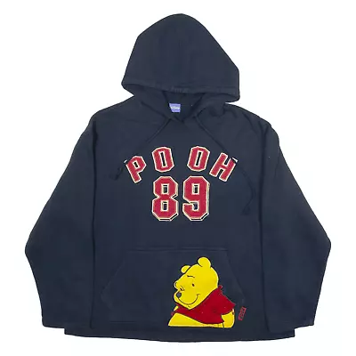Buy DISNEY Winnie The Pooh Hoodie Blue Pullover Girls M • 13.99£