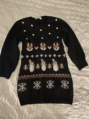 Buy H&M Jumper Dress 4-6 Years Winter Christmas • 2.99£