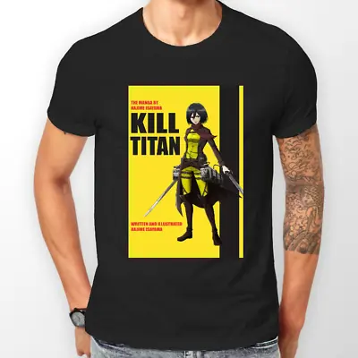 Buy Kill Titan Attack On Titan Kill Bill Anime Unisex Tshirt T-Shirt Tee ALL SIZES • 17£