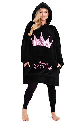 Buy Disney Women's Hoodies, Oversized Blanket Hoodie - Princess • 33.49£