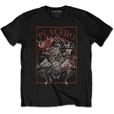 Buy Placebo T-shirt: Astro Skeleton (2xl) • 17.75£