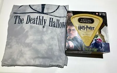 Buy Trivial Pursuit World Of Harry Potter Deathly Hallows Studio Tour T Shirt Large • 12.99£