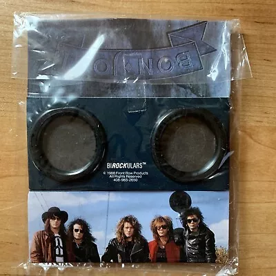 Buy Rare Vintage Bon Jovi Concwrt Merch Binoculars BiROCKulars NOS 1988 • 47.35£