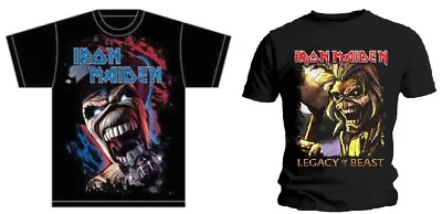 Buy Iron Maiden - Wildest Dreams Vortex Legacy Killers Logo -official T-shirt Medium • 15.99£