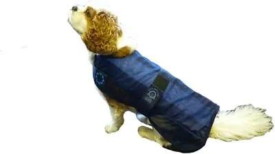 Buy Animate Dog Cooling Coat Jacket & Bag Navy Water Activated Temperature • 17.02£