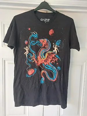 Buy Liquid Blue Dragon T-shirt. Celestial Dragons. Mens Medium. • 14.99£